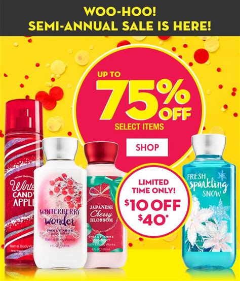bath and body works sale date